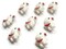 8 21mm White Duck Plastic Shank Bird Buttons Retro Animal Buttons